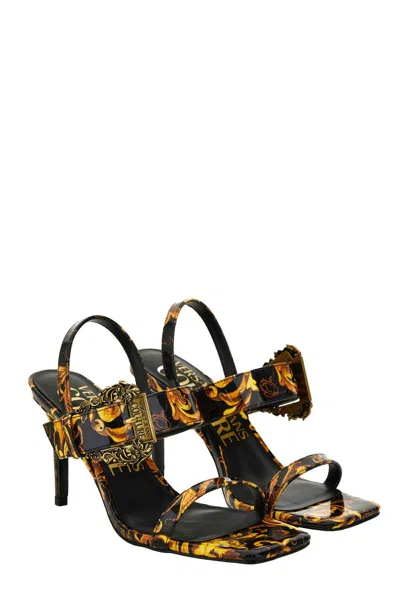Versace Jeans Couture Open Sandals In Multi