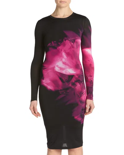 Versace Jeans Couture Organzino Pan Dress In Black