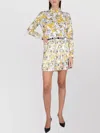 Versace Jeans Couture Ornate Print Collared Shirt With Long Sleeves