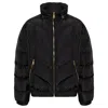 Versace Jeans Couture Logo-print Jacket In Black