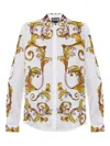Versace Jeans Couture Long-sleeved Shirt With Concealed Button Fastening In White