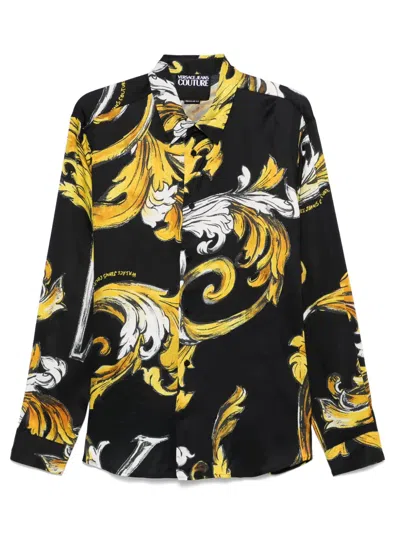 Versace Jeans Couture Outline Barocco Shirt In Multi