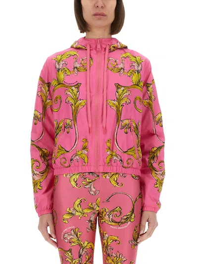 VERSACE JEANS COUTURE "OUTLINE BAROQUE" WINDBREAKER