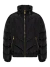 Versace Jeans Couture Logo-print Jacket In Black