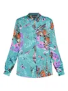 Versace Jeans Couture Paisley-print Shirt In Multi