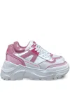 Versace Jeans Couture Panelled Sneakers In White