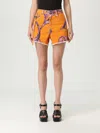 Versace Jeans Couture Pantaloncino  Donna Colore Arancione