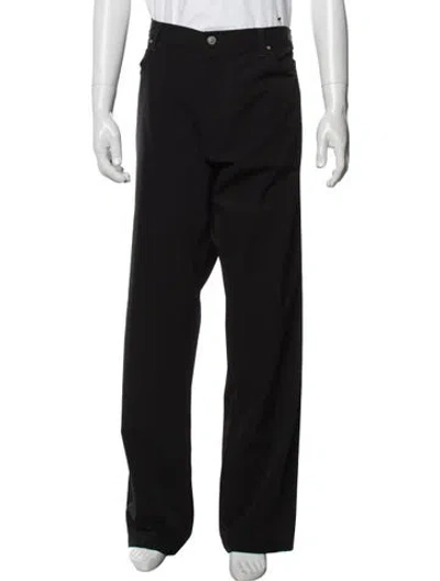 Pre-owned Versace Jeans Couture Pants In Black