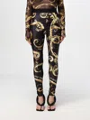 Versace Jeans Couture Pants  Woman Color Black 1 In Schwarz 1