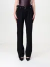 Versace Jeans Couture Pants  Woman Color Black In Black
