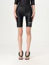 Versace Jeans Couture Cycling Shorts With Logo In Black