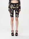 Versace Jeans Couture Short Leggings In Black