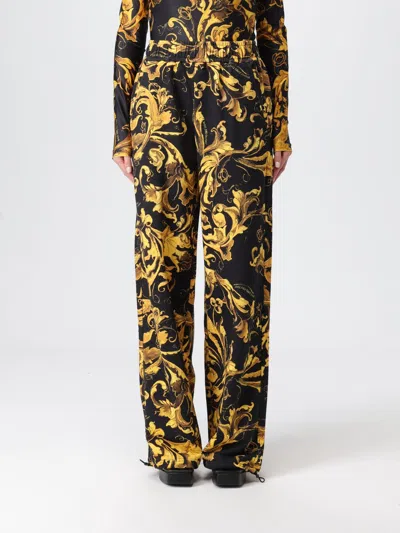 VERSACE JEANS COUTURE PANTS VERSACE JEANS COUTURE WOMAN COLOR BLACK,H36462002