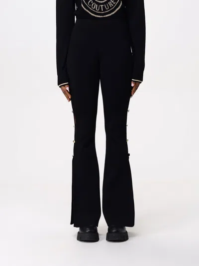 VERSACE JEANS COUTURE PANTS VERSACE JEANS COUTURE WOMAN COLOR BLACK,G30679002