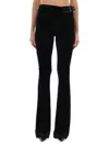 Versace Jeans Couture Pants With Buckle Detail In Black