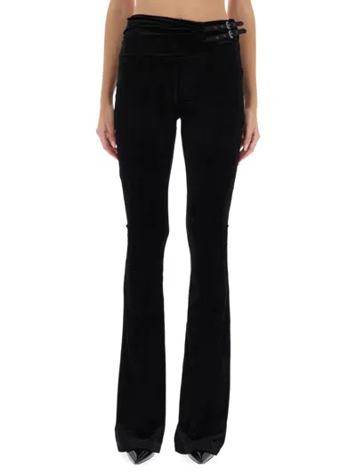 VERSACE JEANS COUTURE VERSACE JEANS COUTURE PANTS WITH BUCKLE DETAIL