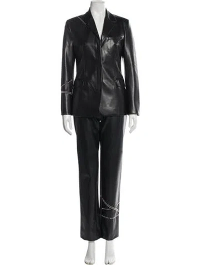 Pre-owned Versace Jeans Couture Pantsuit In Black