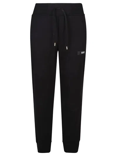 Versace Jeans Couture Patch Logo Jogger Pant In Black