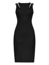 Versace Jeans Couture Punto Milano Barbara Dress In Black