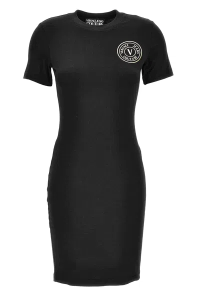 Versace Jeans Couture Pencil Dress In Black