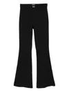 Versace Jeans Couture Pocket-detail Flared Trousers In Black