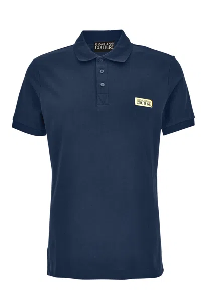 Versace Jeans Couture Polo In Blue
