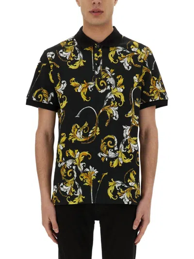 VERSACE JEANS COUTURE VERSACE JEANS COUTURE POLO OUTLINE BAROQUE