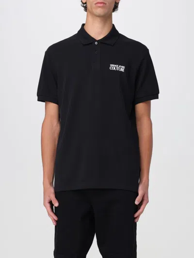 VERSACE JEANS COUTURE POLO SHIRT VERSACE JEANS COUTURE MEN COLOR BLACK,G77455002