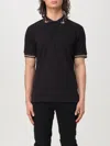 Versace Jeans Couture Polo Shirt  Men Color Black In Schwarz