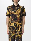 VERSACE JEANS COUTURE POLO SHIRT VERSACE JEANS COUTURE MEN COLOR GOLD,F50525047