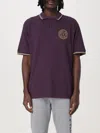 Versace Jeans Couture Polo Shirt  Men Color Violet In Violett