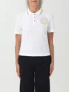 Versace Jeans Couture Logoed Polo In White