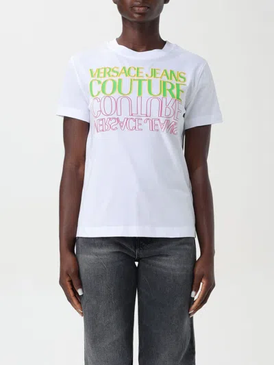 Versace Jeans Couture Polo Shirt  Woman Color White In 白色