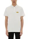 Versace Jeans Couture Polo Shirt With Logo Plaque