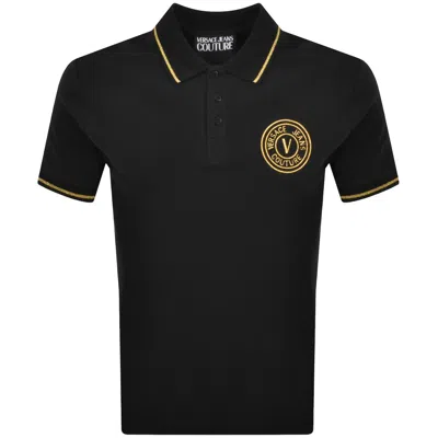 Versace Jeans Couture Polo T Shirt Black