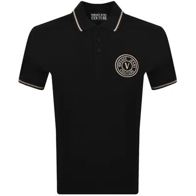 Versace Jeans Couture Polo T Shirt Black
