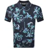 Versace Jeans Couture Polo T Shirt Blue In Multi
