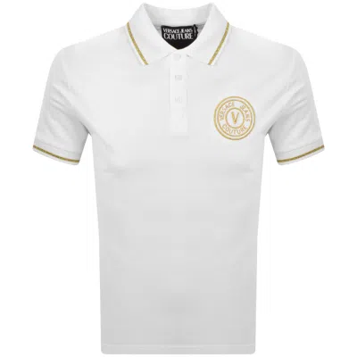 Versace Jeans Couture Polo T Shirt White
