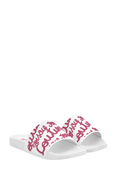 Versace Jeans Couture Pool Slide In White