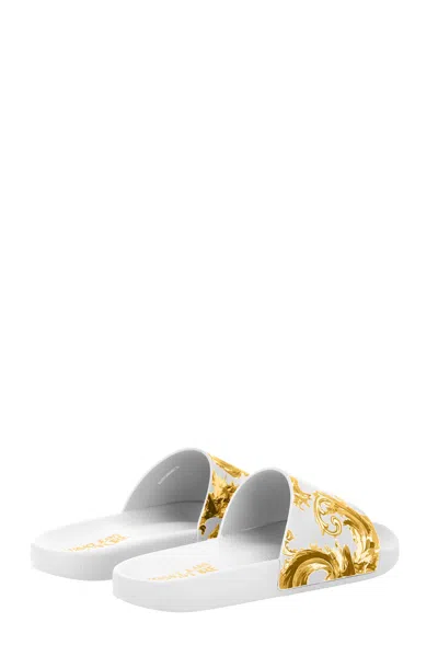 Versace Jeans Couture Pool Slide In White
