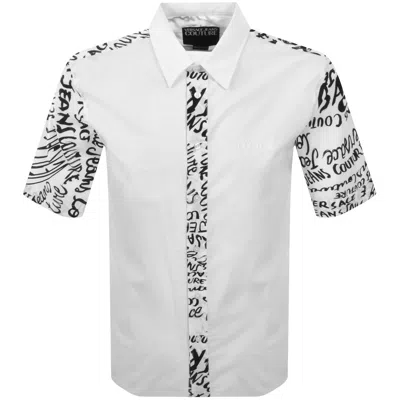Versace Jeans Couture Pop Print Shirt White In Multi