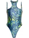 VERSACE JEANS COUTURE PRINTED BODYSUIT
