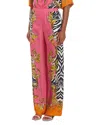 Versace Jeans Couture Printed Pants In Flamingo