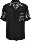 Shop Versace Jeans Couture Printed Shirt In Black