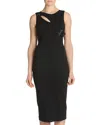 Versace Jeans Couture Punto Milano Barbara Dress In Black