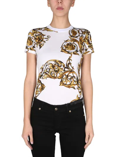 Versace Jeans Couture Regalia Baroque T-shirt In White