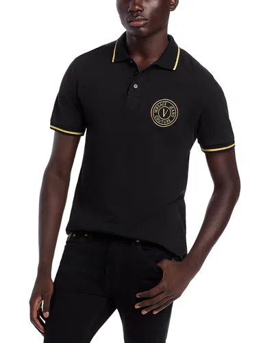 VERSACE JEANS COUTURE REGULAR FIT LOGO POLO