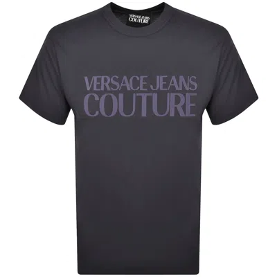Versace Jeans Couture Regular Fit T Shirt Grey In Gray
