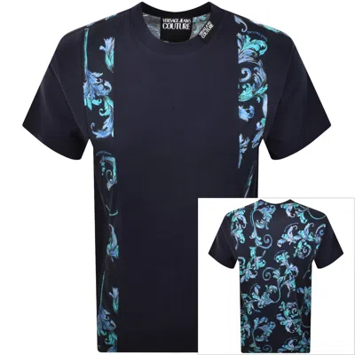 Versace Jeans Couture Regular Fit T Shirt Navy In Blue