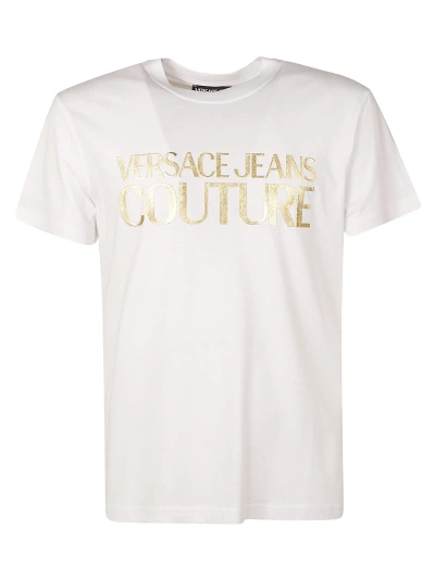 Versace Jeans Couture Regular Logo T-shirt In White